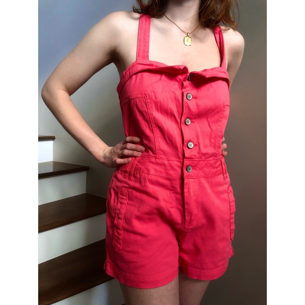 Cute Pink Summer Romper